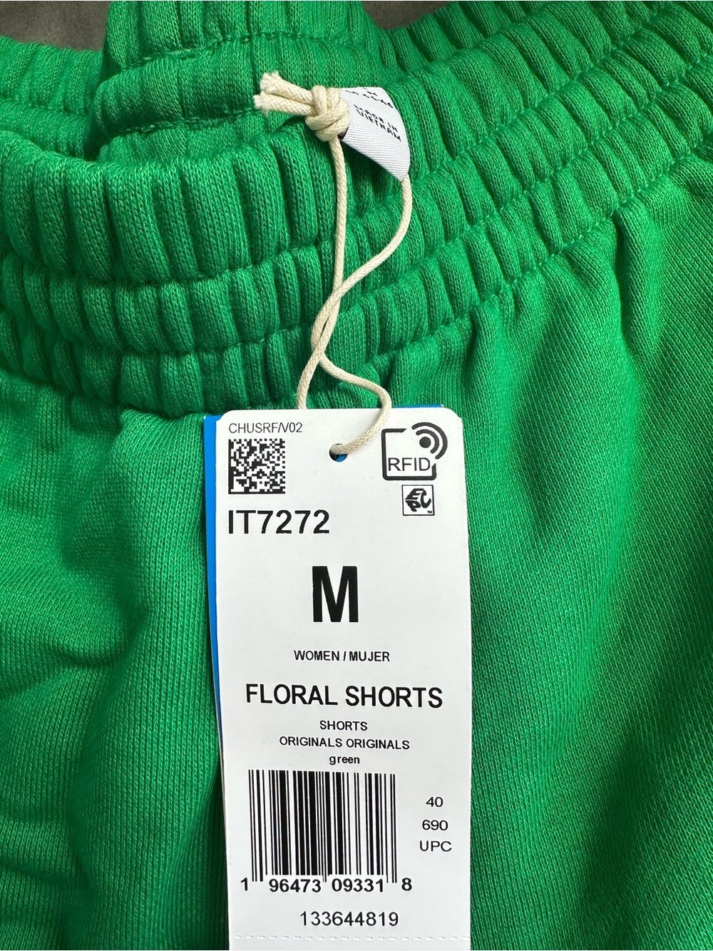 ADIDAS Floral Retro Track Shorts - Picture 3 of 3